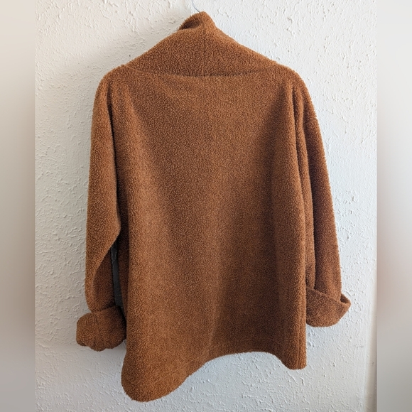 Loft Sherpa Fleece Funnel Neck Sweater - Picture 4 of 5